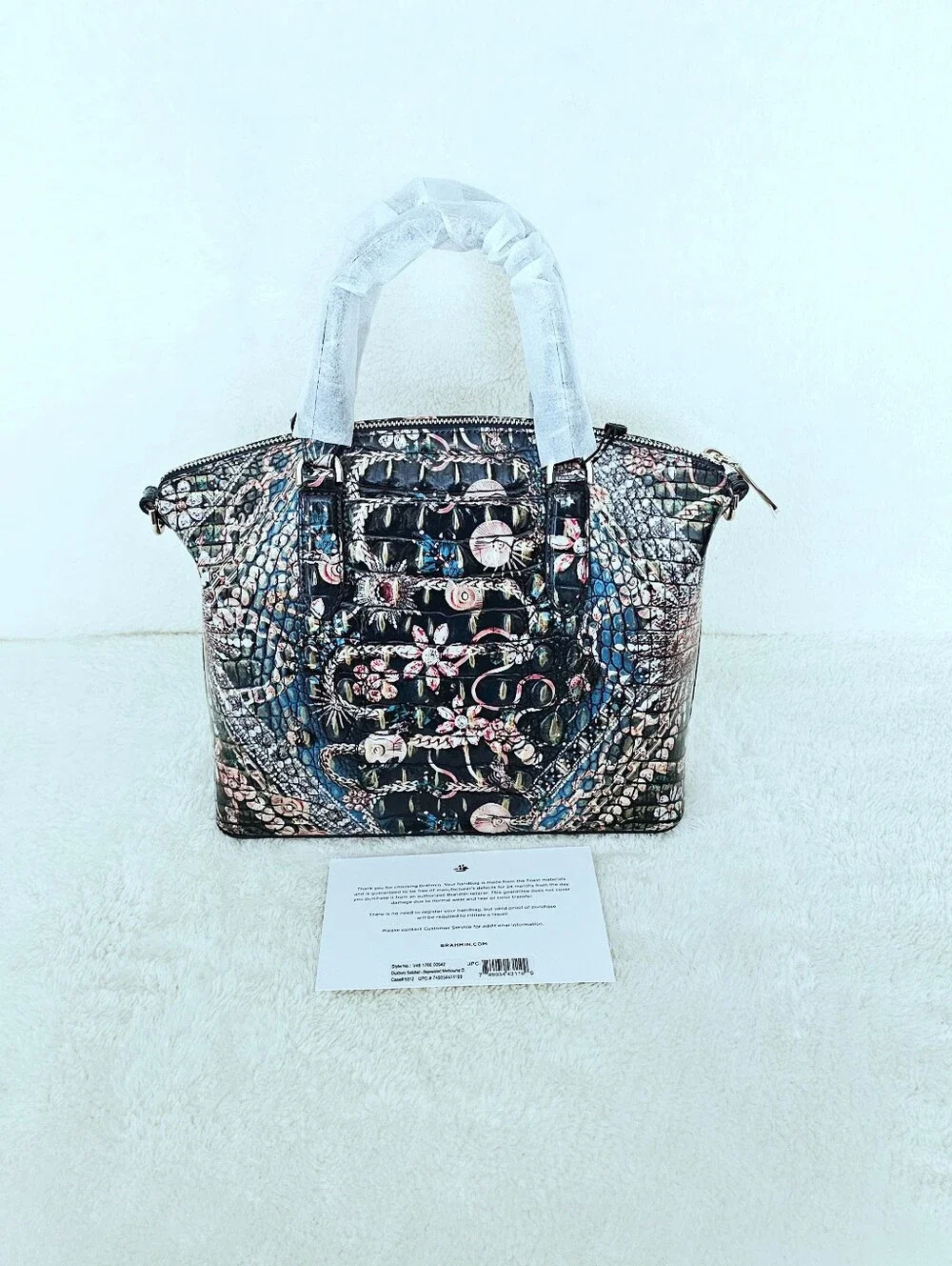 NWT Brahmin BEJEWELED Medium Duxbury w/Ady Wallet